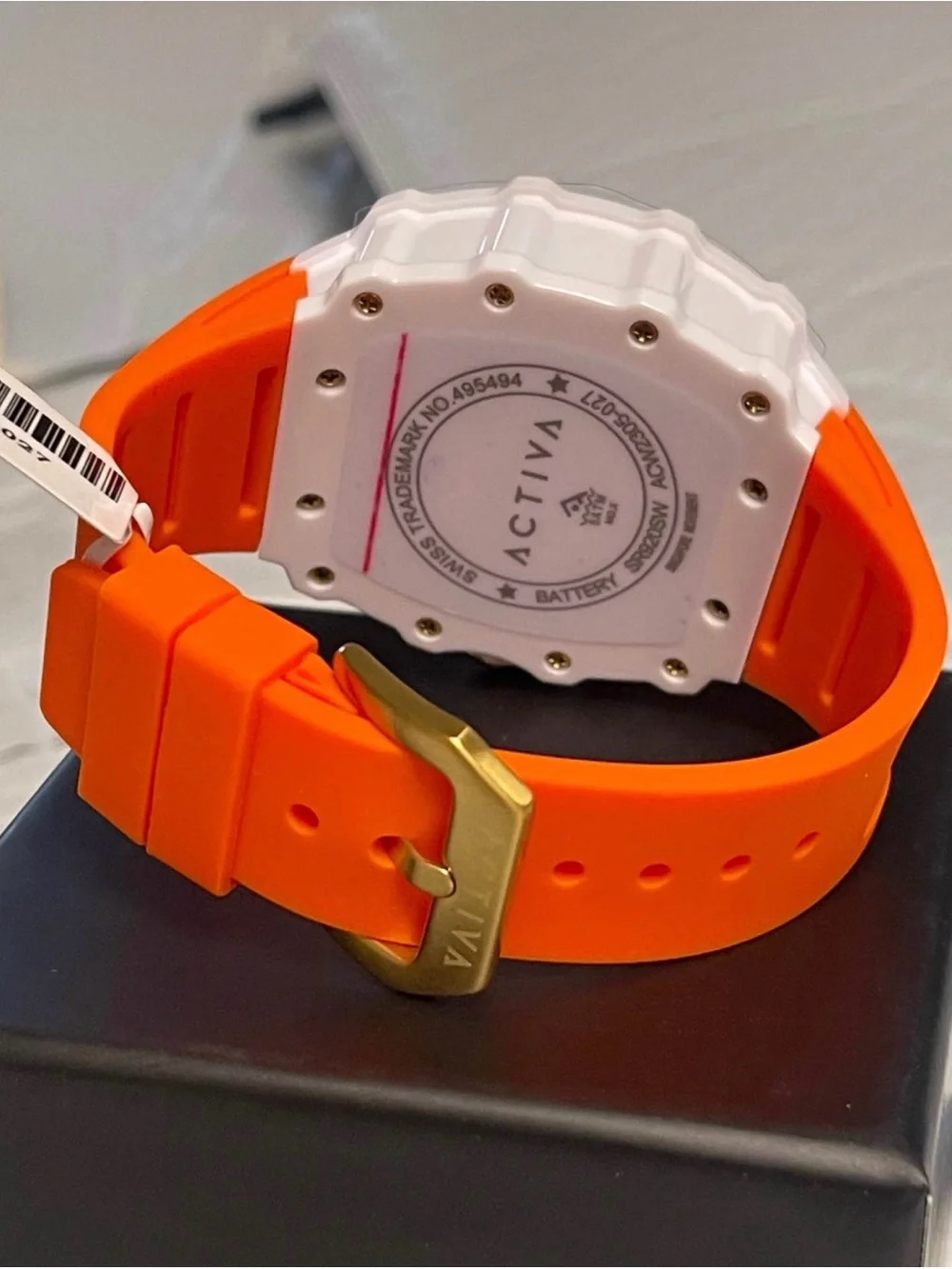 Activa Fury X Invicta Men's Watch w/ Skeleton Dial - 44.3mm, Orange & white New